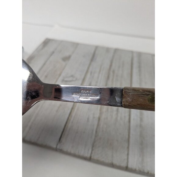 G&K Stainless Steel Ice Cream Spade #1 Scoop Wood Handle Japan 9 1/2" - Picture 7 of 9